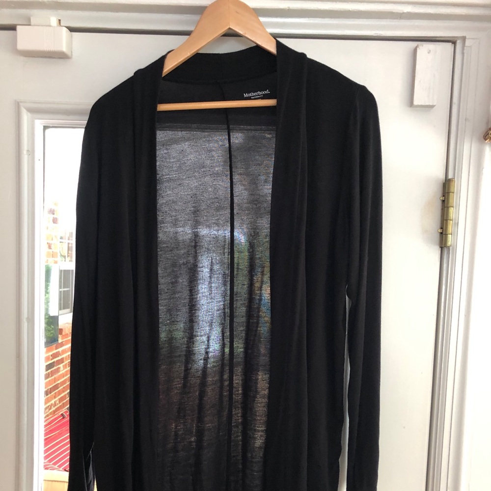 Motherhood Maternity Black cardigan